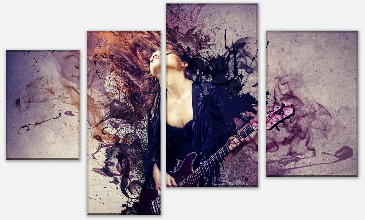 Leinwandbild Mehrteiler Musik ist Leidenschaft M0417 Leinwandbild Mehrteiler Musik ist Leidenschaft M0417