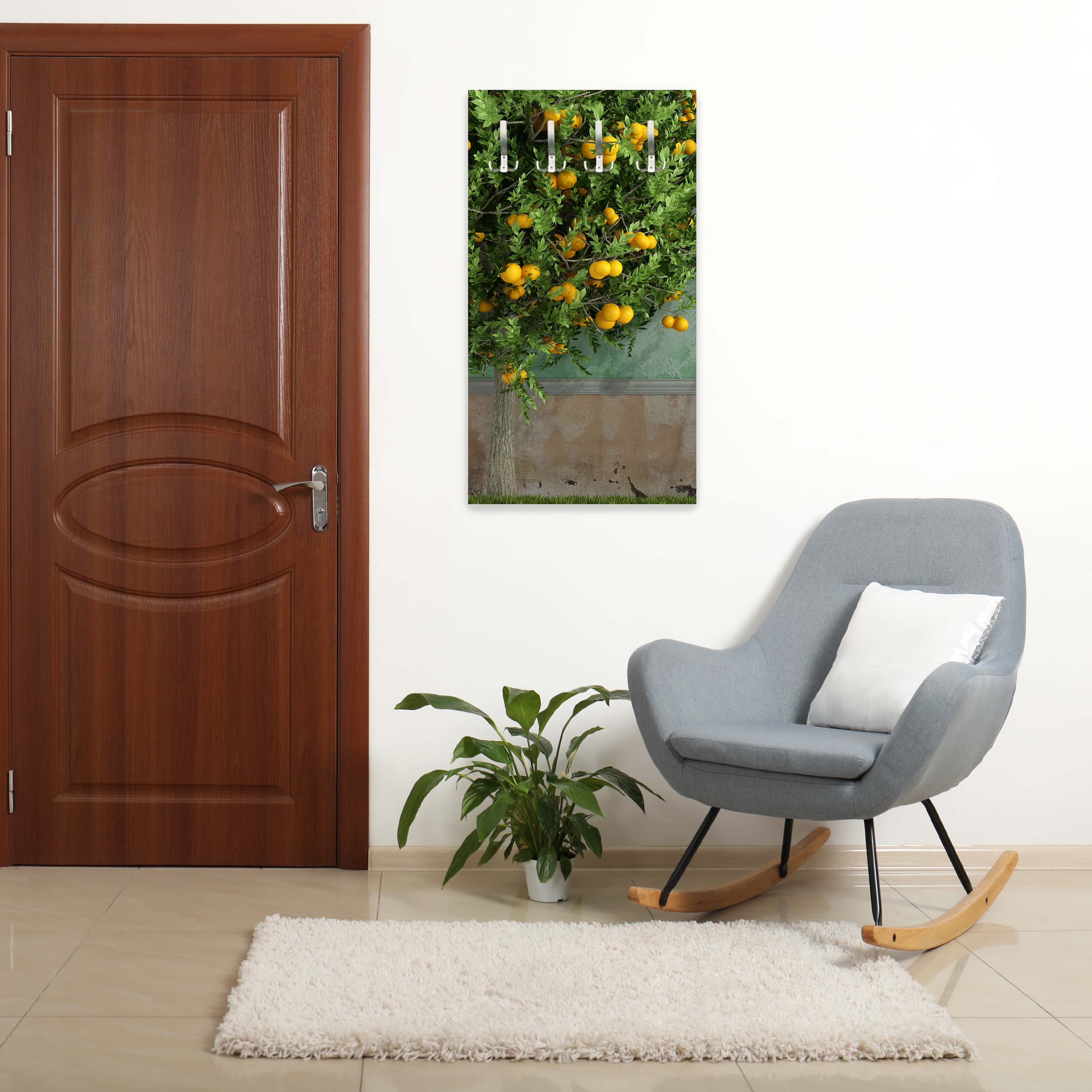 Garderobe Schaukel neben Apfelsinenbaum M0418 entdecken - Bild 2 Garderobe Schaukel neben Apfelsinenbaum M0418 entdecken - Bild 2