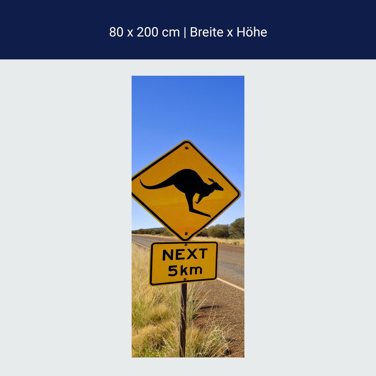 Duschwand Känguruschild M0421 Duschwand Känguruschild M0421
