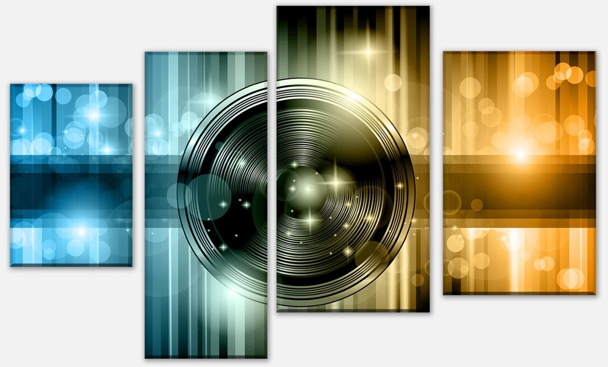 Leinwandbild Mehrteiler Abstrakt Beat 1 M0422 Leinwandbild Mehrteiler Abstrakt Beat 1 M0422