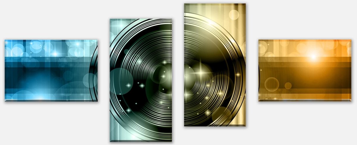 Leinwandbild Mehrteiler Abstrakt Beat 1 M0422 Leinwandbild Mehrteiler Abstrakt Beat 1 M0422
