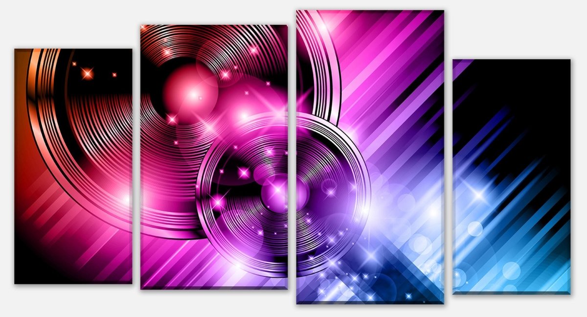 Leinwandbild Mehrteiler Abstrakt Beat 2 M0423 Leinwandbild Mehrteiler Abstrakt Beat 2 M0423