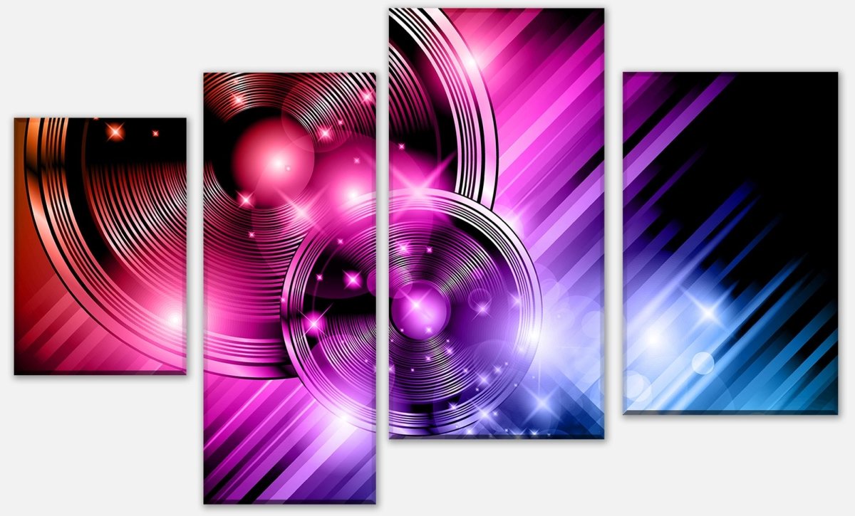 Leinwandbild Mehrteiler Abstrakt Beat 2 M0423 Leinwandbild Mehrteiler Abstrakt Beat 2 M0423