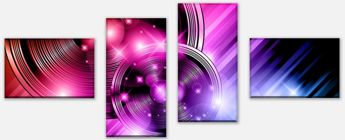 Leinwandbild Mehrteiler Abstrakt Beat 2 M0423 Leinwandbild Mehrteiler Abstrakt Beat 2 M0423