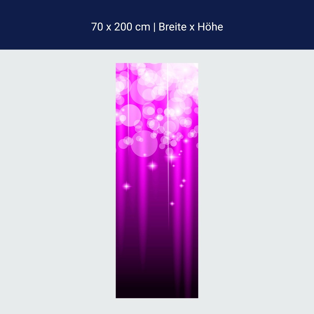 Duschwand Pinker Lichterregen M0424 Duschwand Pinker Lichterregen M0424