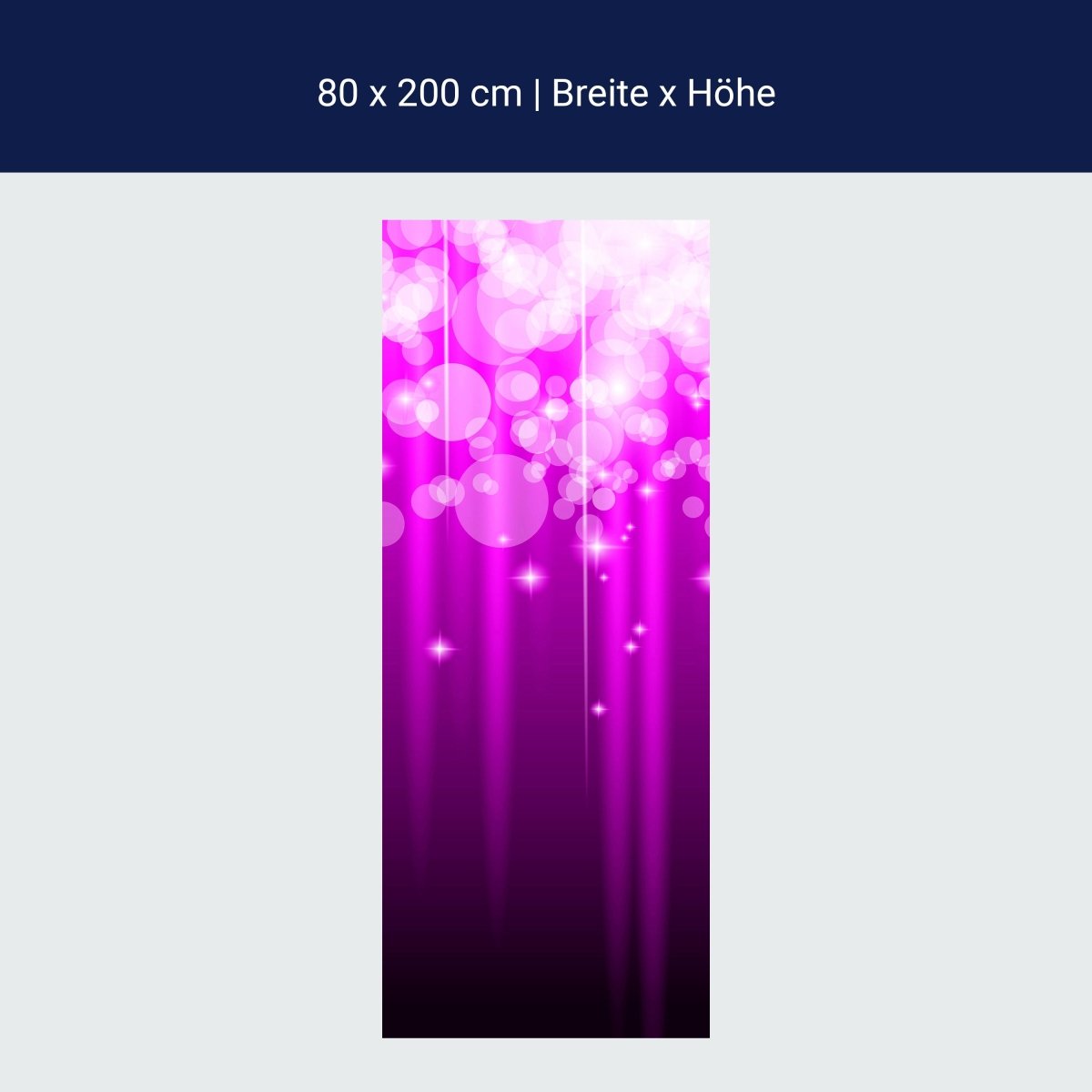 Duschwand Pinker Lichterregen M0424 Duschwand Pinker Lichterregen M0424