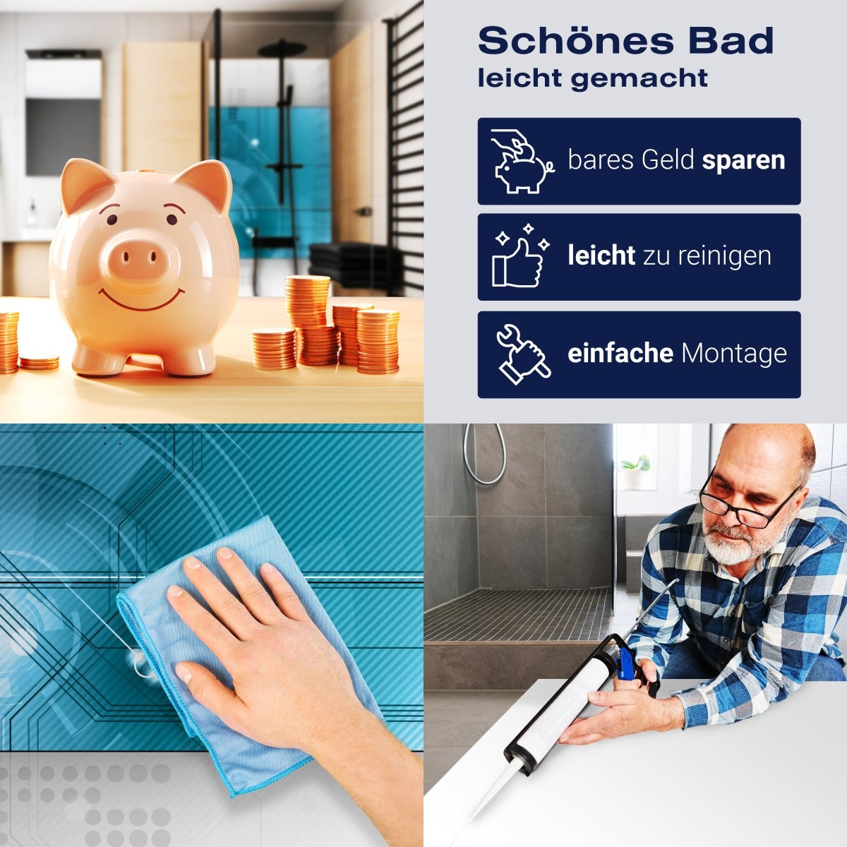 Duschwand Abstrakt Technik 1 M0427 entdecken - Bild 7 Duschwand Abstrakt Technik 1 M0427 entdecken - Bild 7