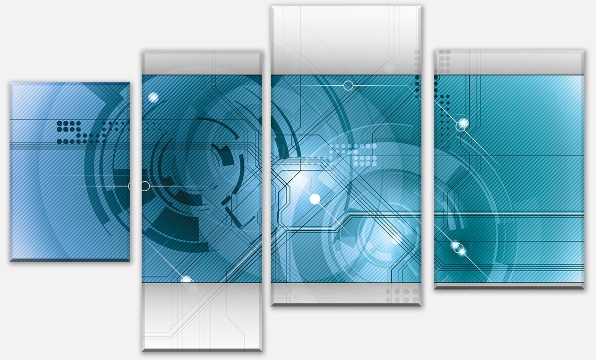 Leinwandbild Mehrteiler Abstrakt Technik 1 M0427 Leinwandbild Mehrteiler Abstrakt Technik 1 M0427
