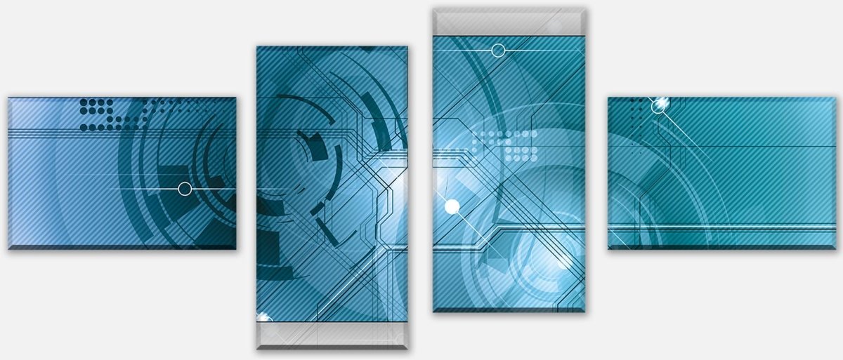 Leinwandbild Mehrteiler Abstrakt Technik 1 M0427 Leinwandbild Mehrteiler Abstrakt Technik 1 M0427