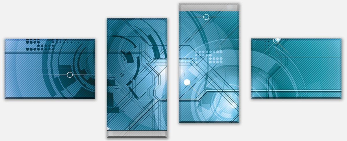 Leinwandbild Mehrteiler Abstrakt Technik 1 M0427 Leinwandbild Mehrteiler Abstrakt Technik 1 M0427