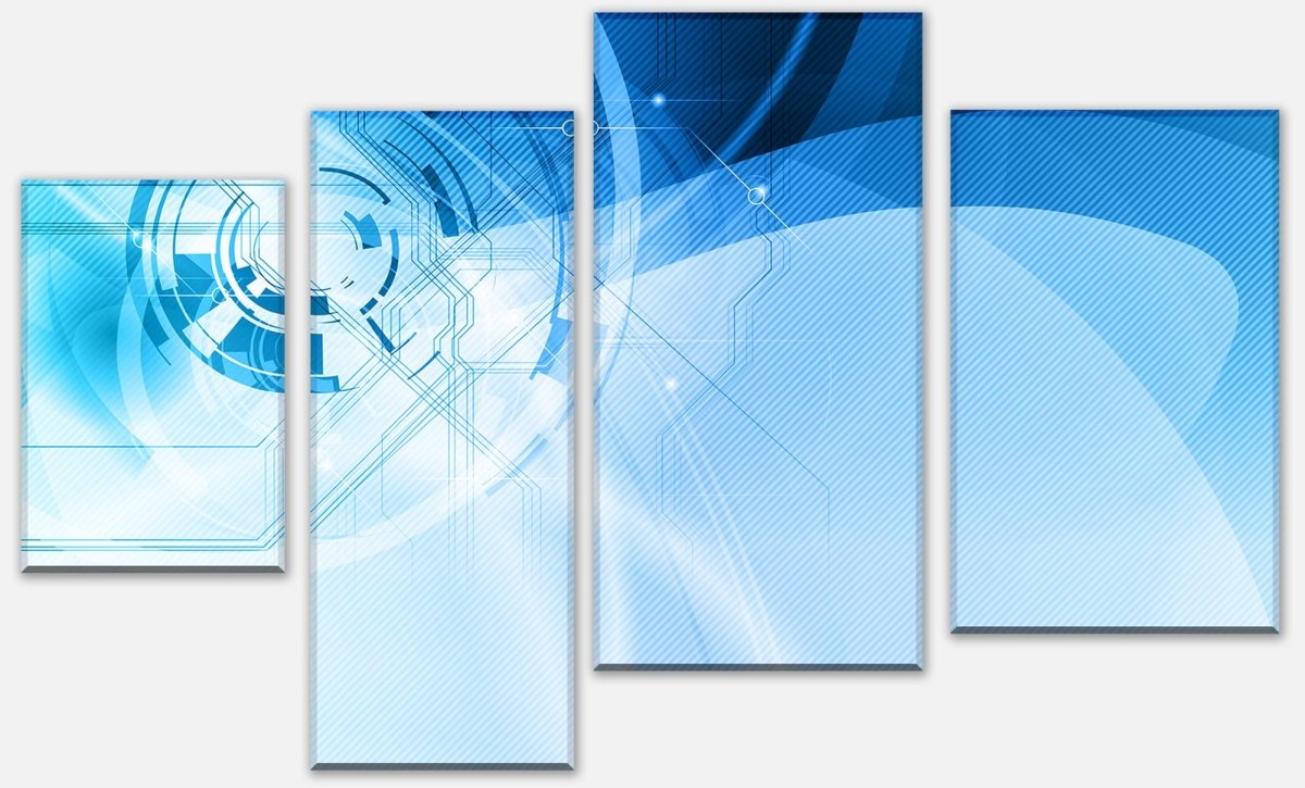 Leinwandbild Mehrteiler Abstrakt Technik 2 M0428 Leinwandbild Mehrteiler Abstrakt Technik 2 M0428
