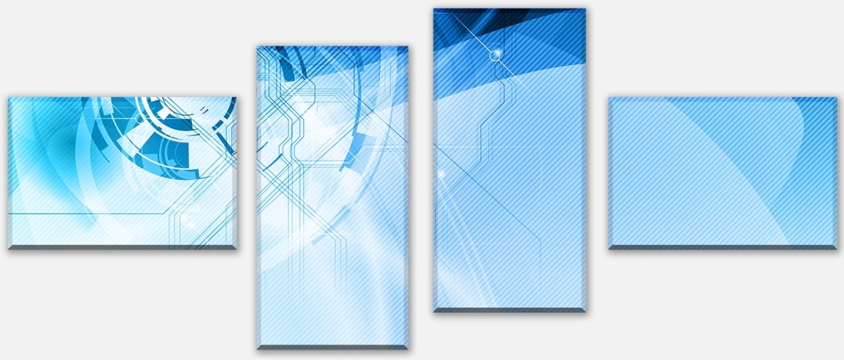 Leinwandbild Mehrteiler Abstrakt Technik 2 M0428 Leinwandbild Mehrteiler Abstrakt Technik 2 M0428