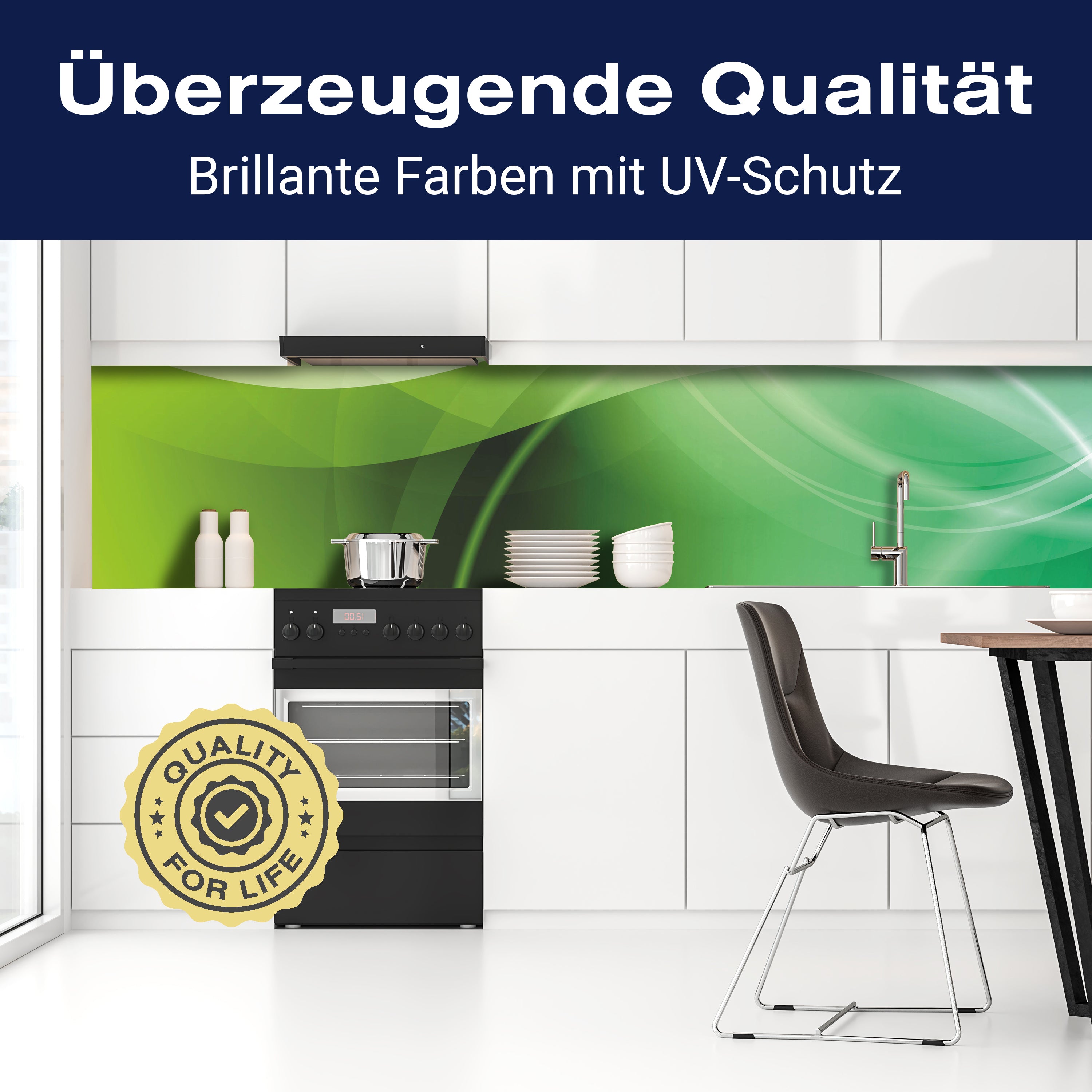 Küchenrückwand Abstrakt Grüner Traum M0429 entdecken - Bild 2 Küchenrückwand Abstrakt Grüner Traum M0429 entdecken - Bild 2