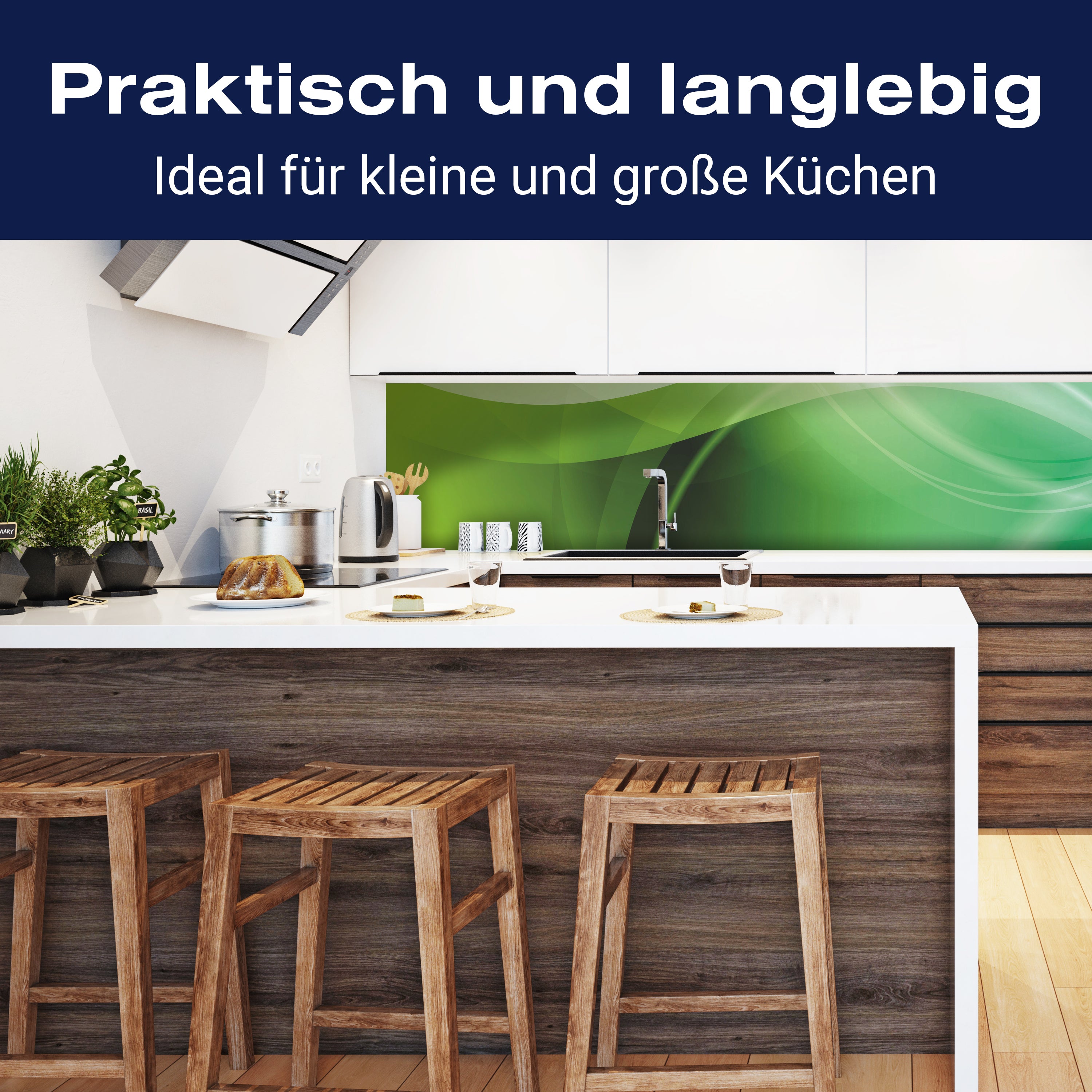 Küchenrückwand Abstrakt Grüner Traum M0429 entdecken - Bild 3 Küchenrückwand Abstrakt Grüner Traum M0429 entdecken - Bild 3