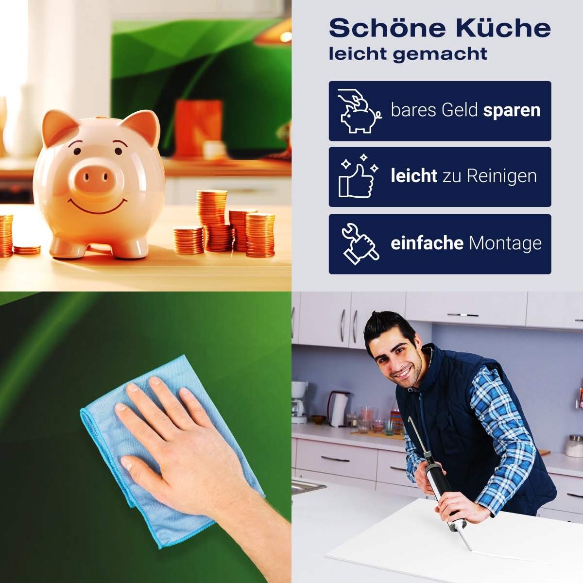 Küchenrückwand Abstrakt Grüner Traum M0429 entdecken - Bild 7 Küchenrückwand Abstrakt Grüner Traum M0429 entdecken - Bild 7