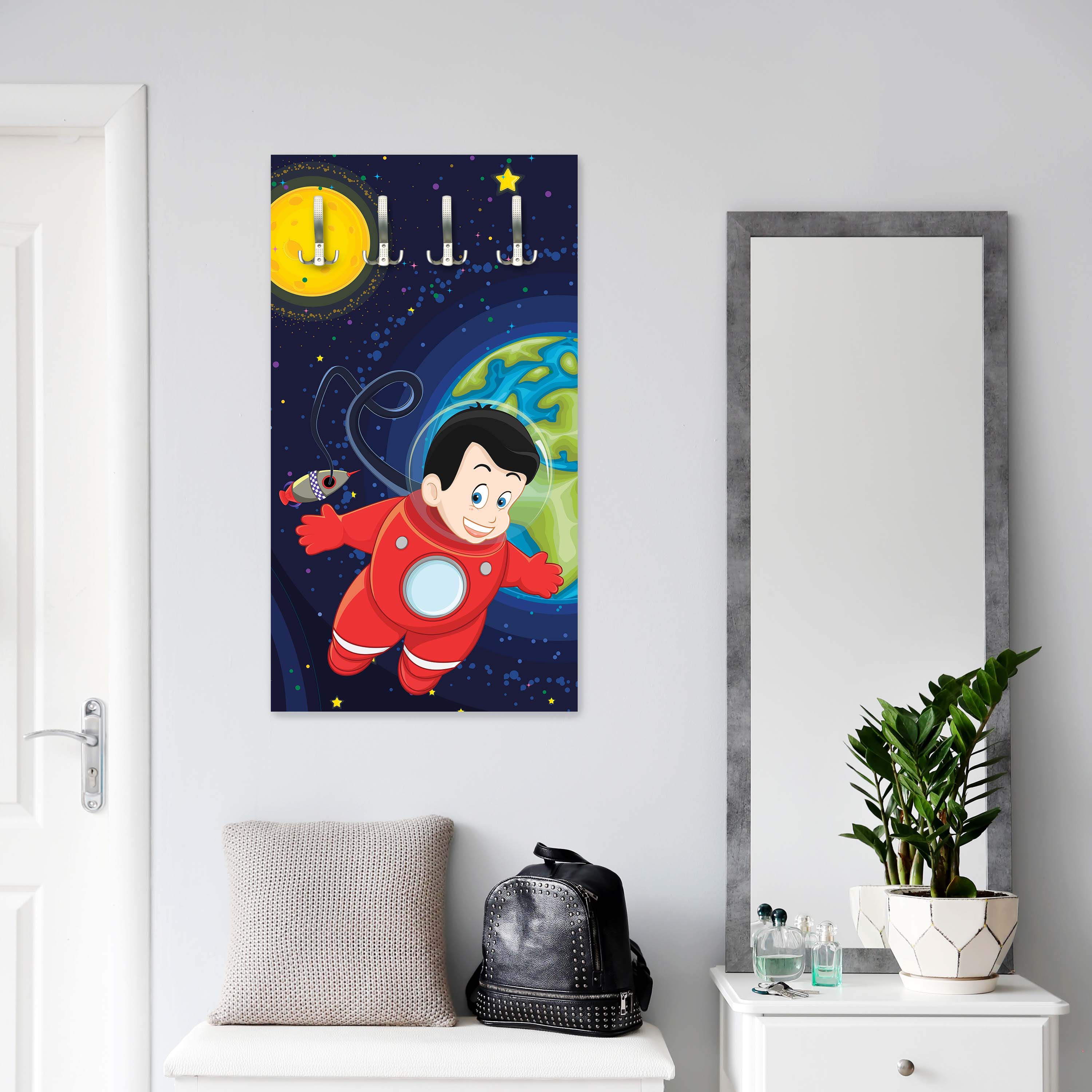 Garderobe Junge im Weltall M0430 entdecken - Bild 5 Garderobe Junge im Weltall M0430 entdecken - Bild 5