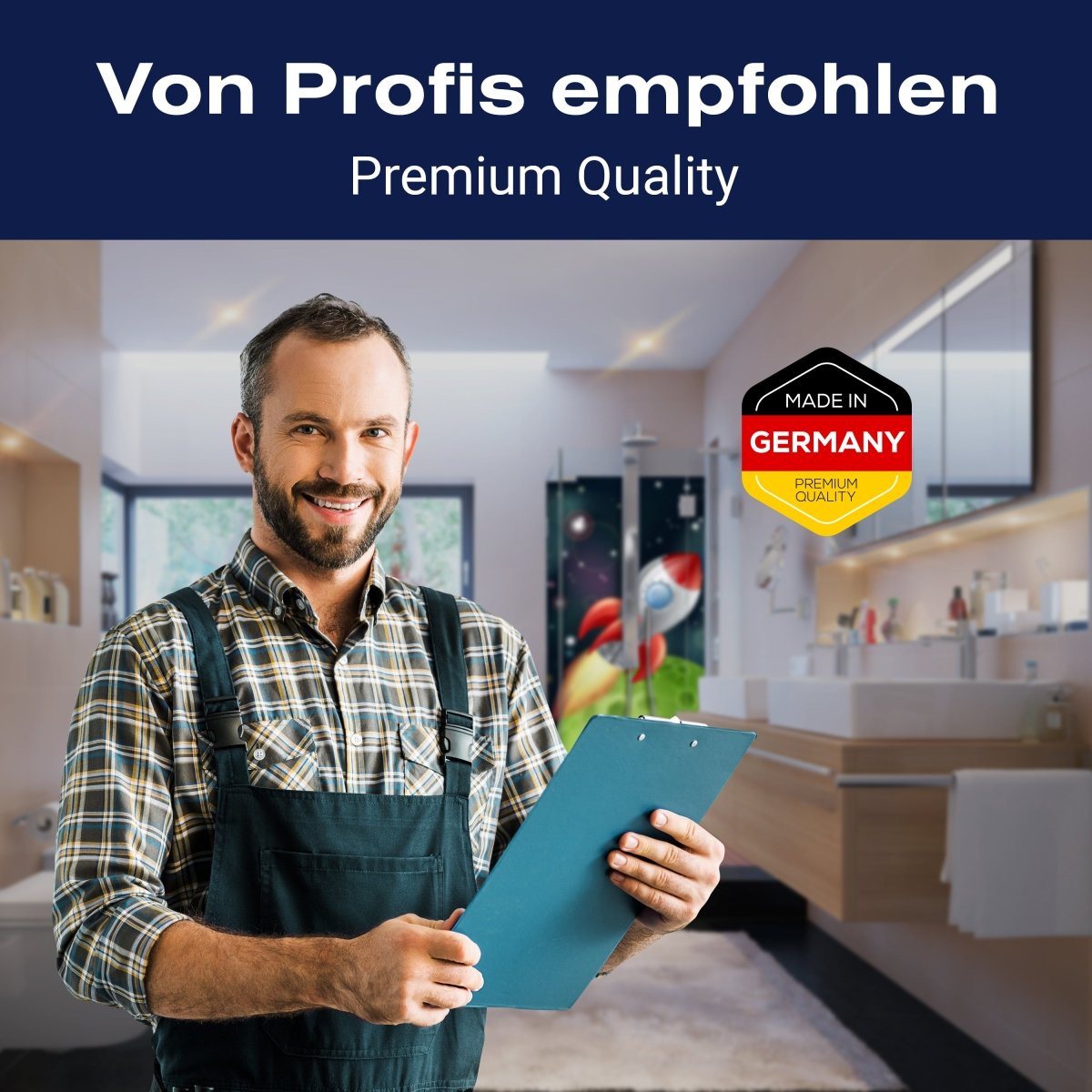 Duschwand Rakete im Weltall M0432 entdecken - Bild 5 Duschwand Rakete im Weltall M0432 entdecken - Bild 5