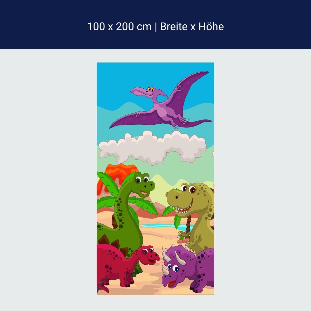 Duschwand Dinosaurier M0433 Duschwand Dinosaurier M0433