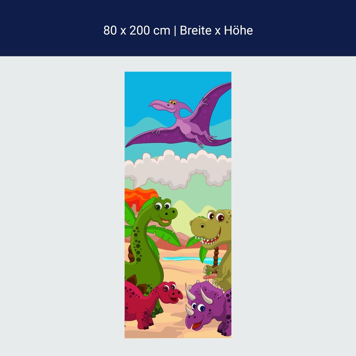 Duschwand Dinosaurier M0433 Duschwand Dinosaurier M0433