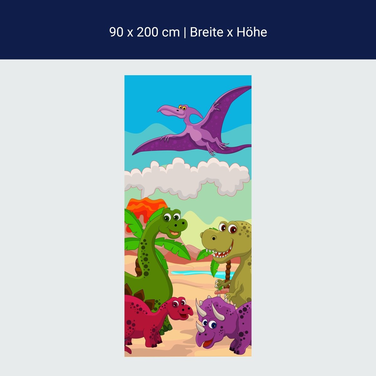 Duschwand Dinosaurier M0433 Duschwand Dinosaurier M0433