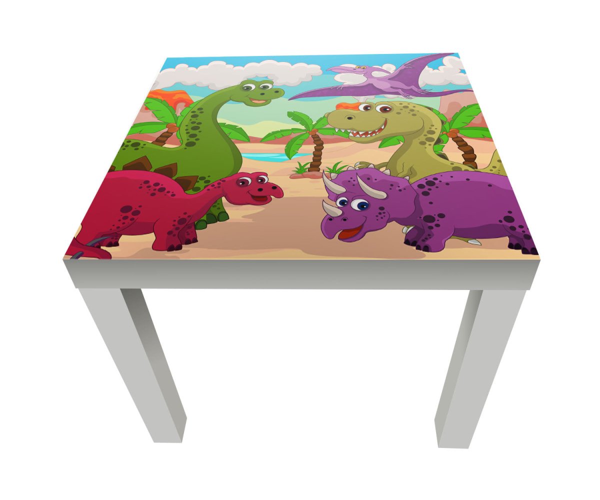 Beistelltisch Dinosaurier M0433 entdecken - Bild 1 Beistelltisch Dinosaurier M0433 entdecken - Bild 1