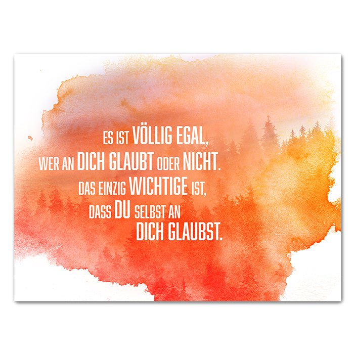 Leinwandbild Motivation, Querformat M0434 kaufen - Bild 1 Leinwandbild Motivation, Querformat M0434 kaufen - Bild 1