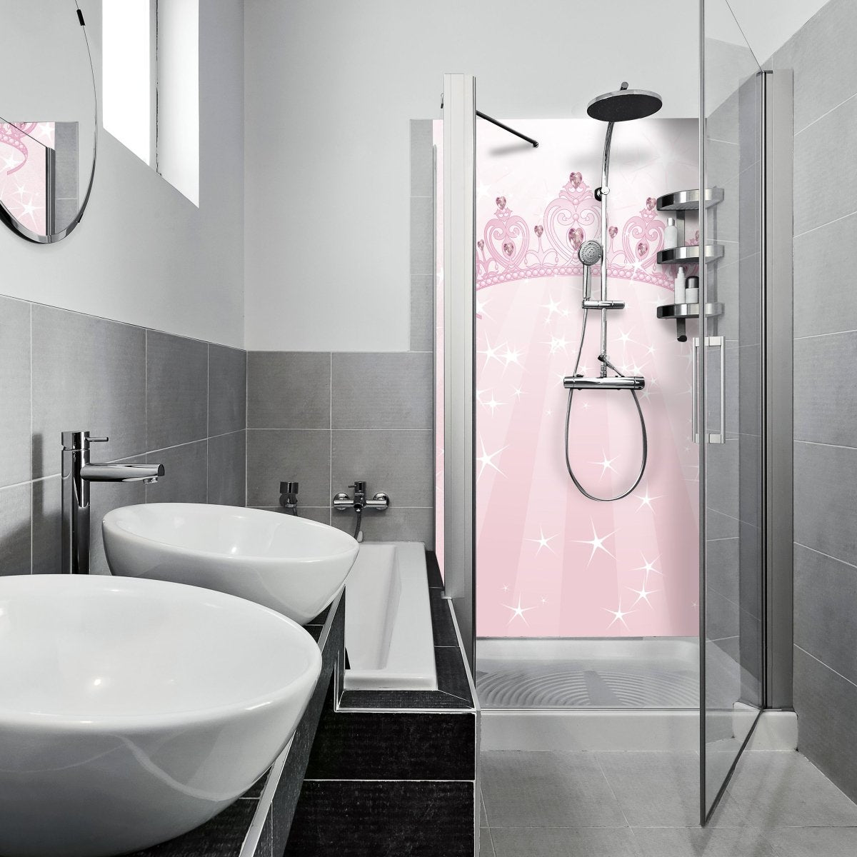 Duschwand Prinzessinnenkrone M0436 entdecken - Bild 1 Duschwand Prinzessinnenkrone M0436 entdecken - Bild 1