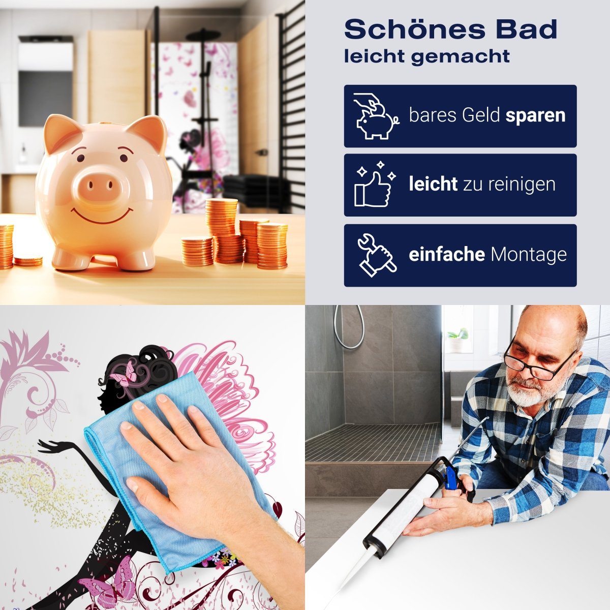 Duschwand Schmetterlingselfe M0438 entdecken - Bild 7 Duschwand Schmetterlingselfe M0438 entdecken - Bild 7