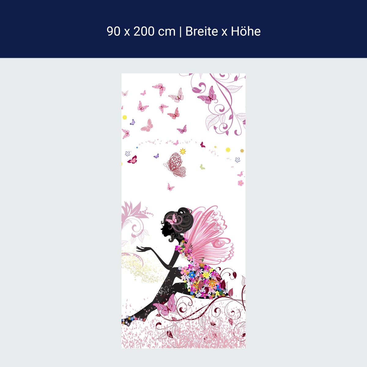 Duschwand Schmetterlingselfe M0438 Duschwand Schmetterlingselfe M0438