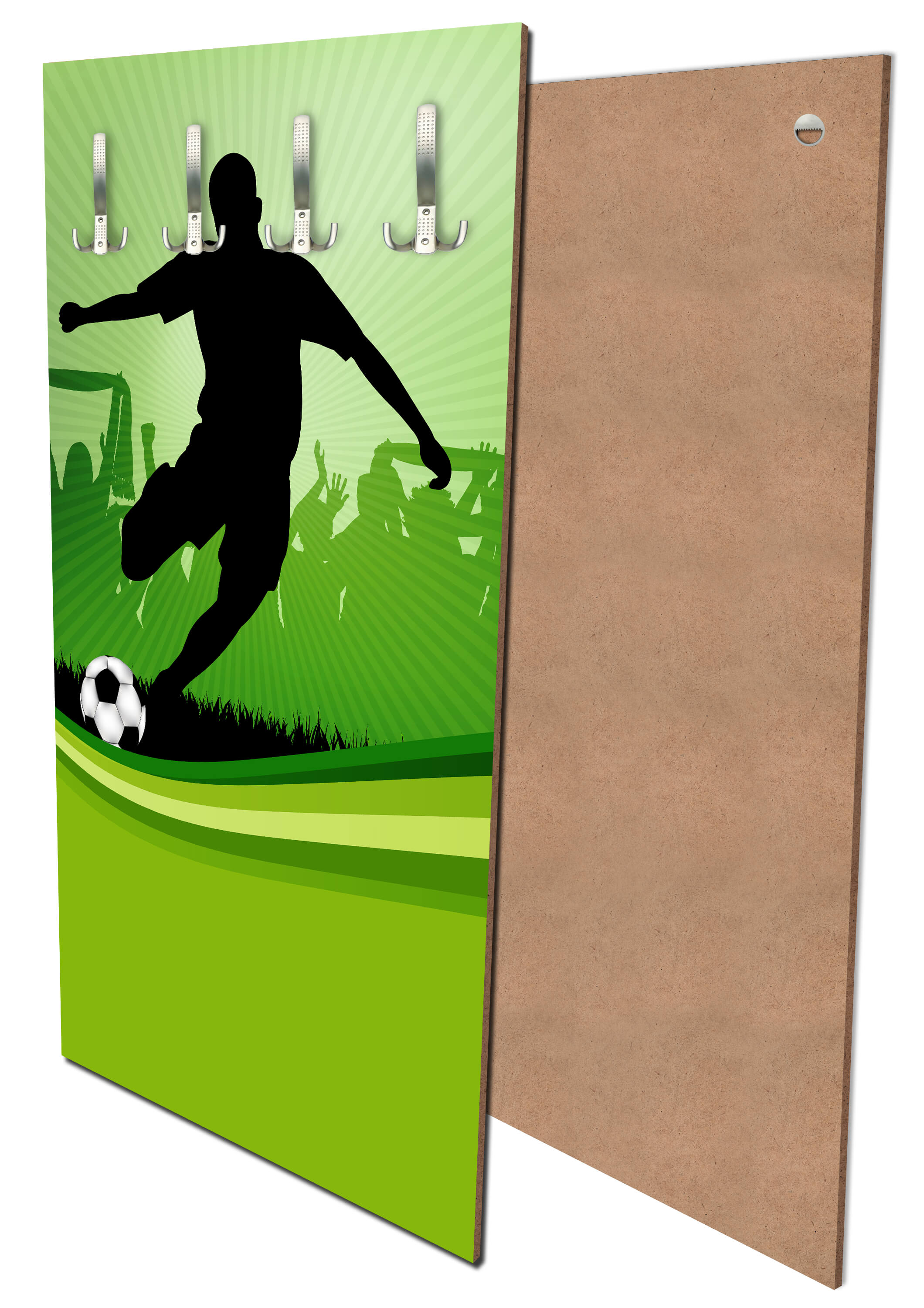 Garderobe Fussball M0439 entdecken - Bild 1 Garderobe Fussball M0439 entdecken - Bild 1