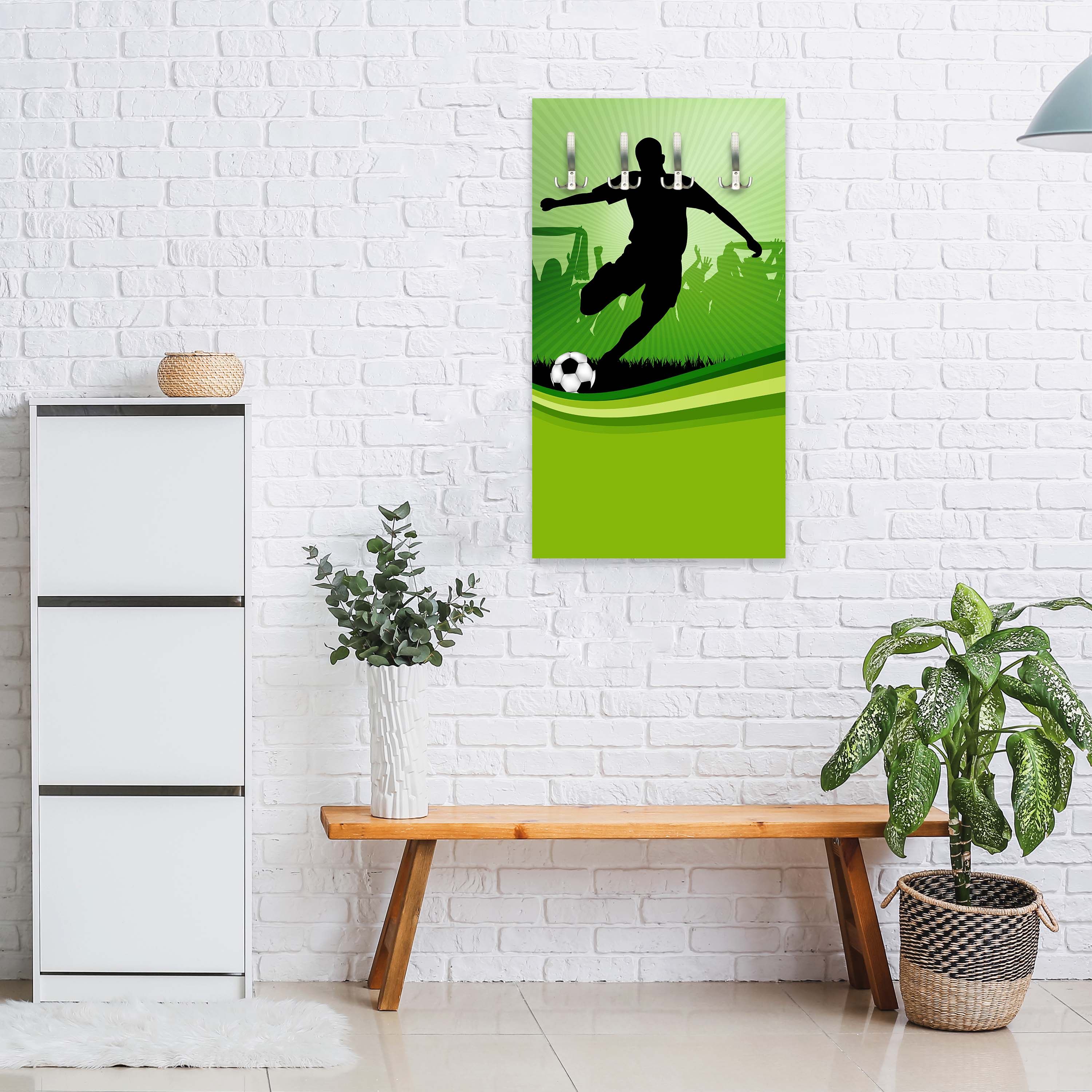 Garderobe Fussball M0439 entdecken - Bild 3 Garderobe Fussball M0439 entdecken - Bild 3