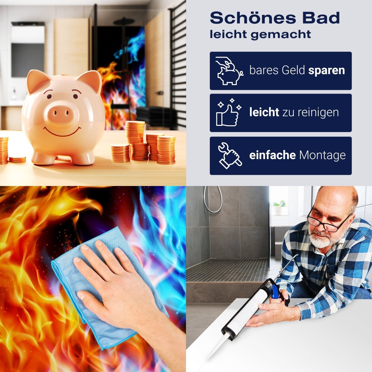 Duschwand Feuerdrachen M0440 entdecken - Bild 7 Duschwand Feuerdrachen M0440 entdecken - Bild 7