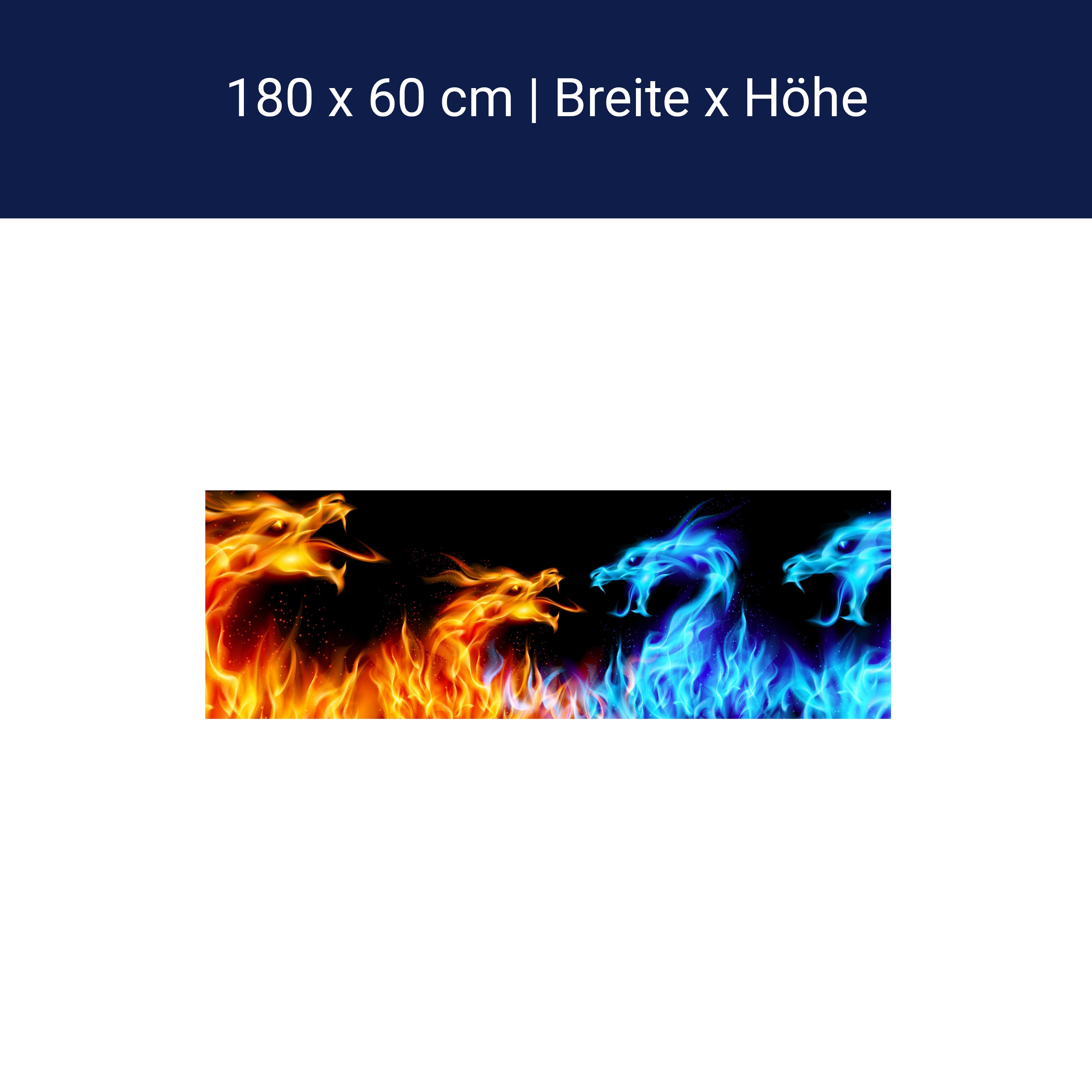 Küchenrückwand Feuerdrachen M0440 Küchenrückwand Feuerdrachen M0440