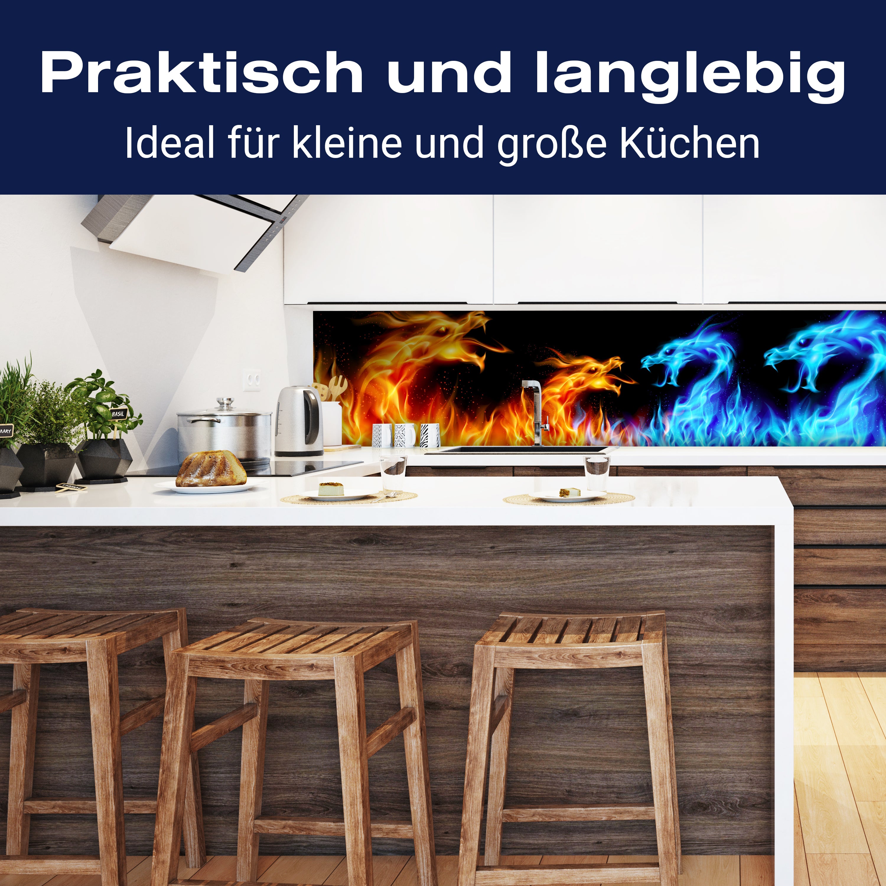 Küchenrückwand Feuerdrachen M0440 entdecken - Bild 3 Küchenrückwand Feuerdrachen M0440 entdecken - Bild 3