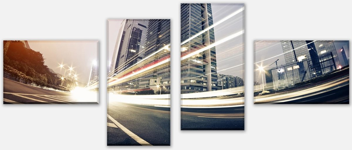 Leinwandbild Mehrteiler City lights M0442 Leinwandbild Mehrteiler City lights M0442
