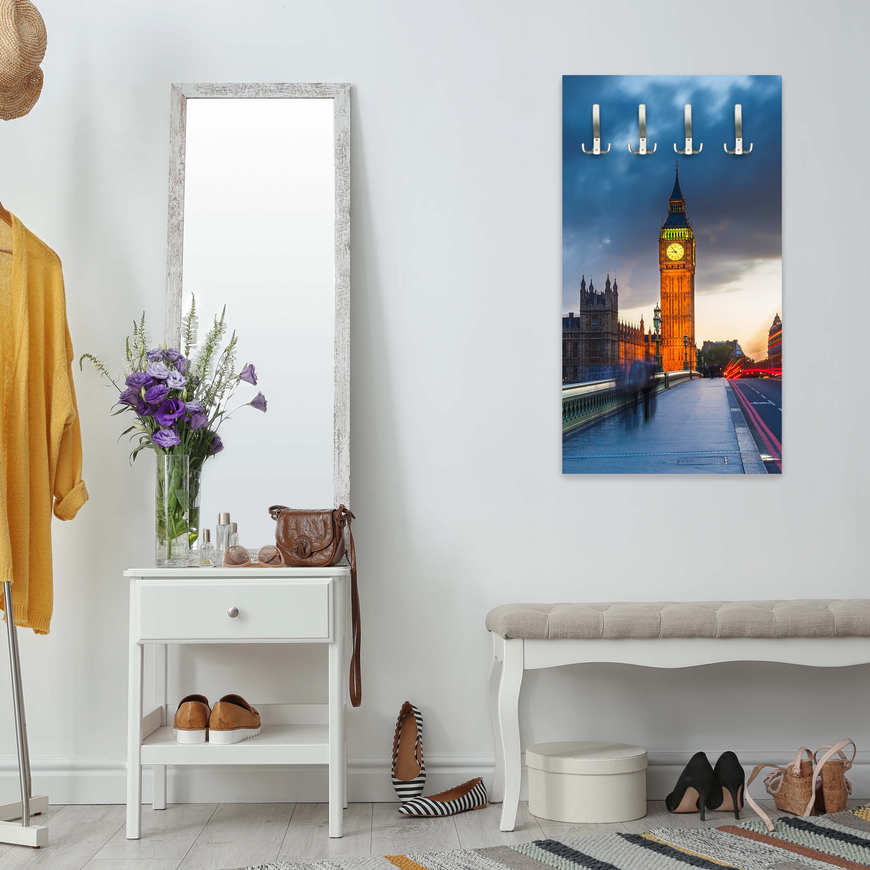 Garderobe Big Ben bei Nacht M0443 entdecken - Bild 6 Garderobe Big Ben bei Nacht M0443 entdecken - Bild 6