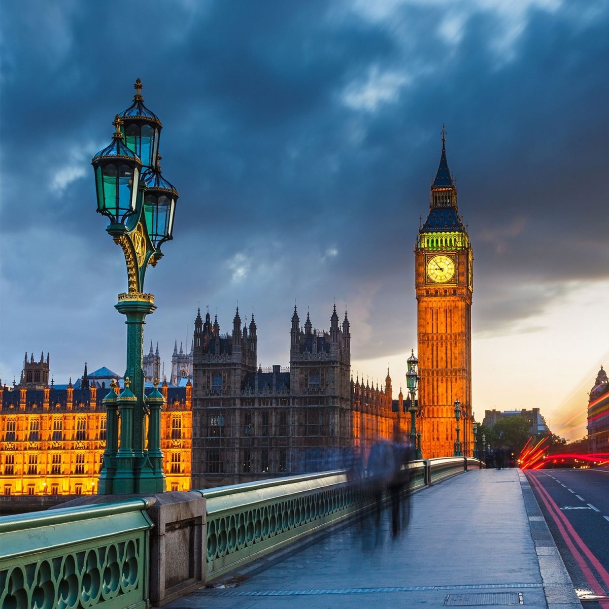 Beistelltisch Big Ben bei Nacht M0443 entdecken - Bild 2 Beistelltisch Big Ben bei Nacht M0443 entdecken - Bild 2
