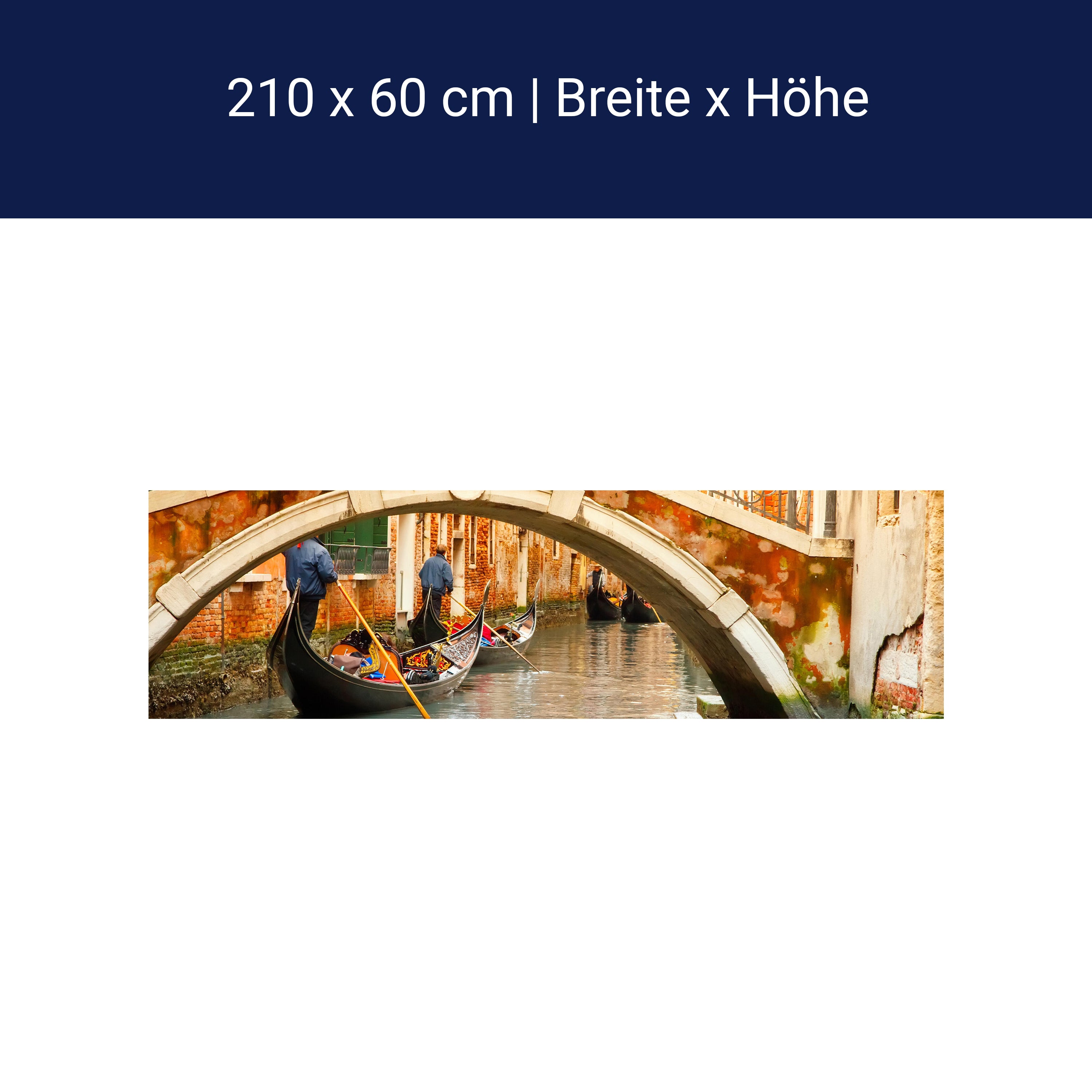 Küchenrückwand Gondeln in Venedig M0446 Küchenrückwand Gondeln in Venedig M0446