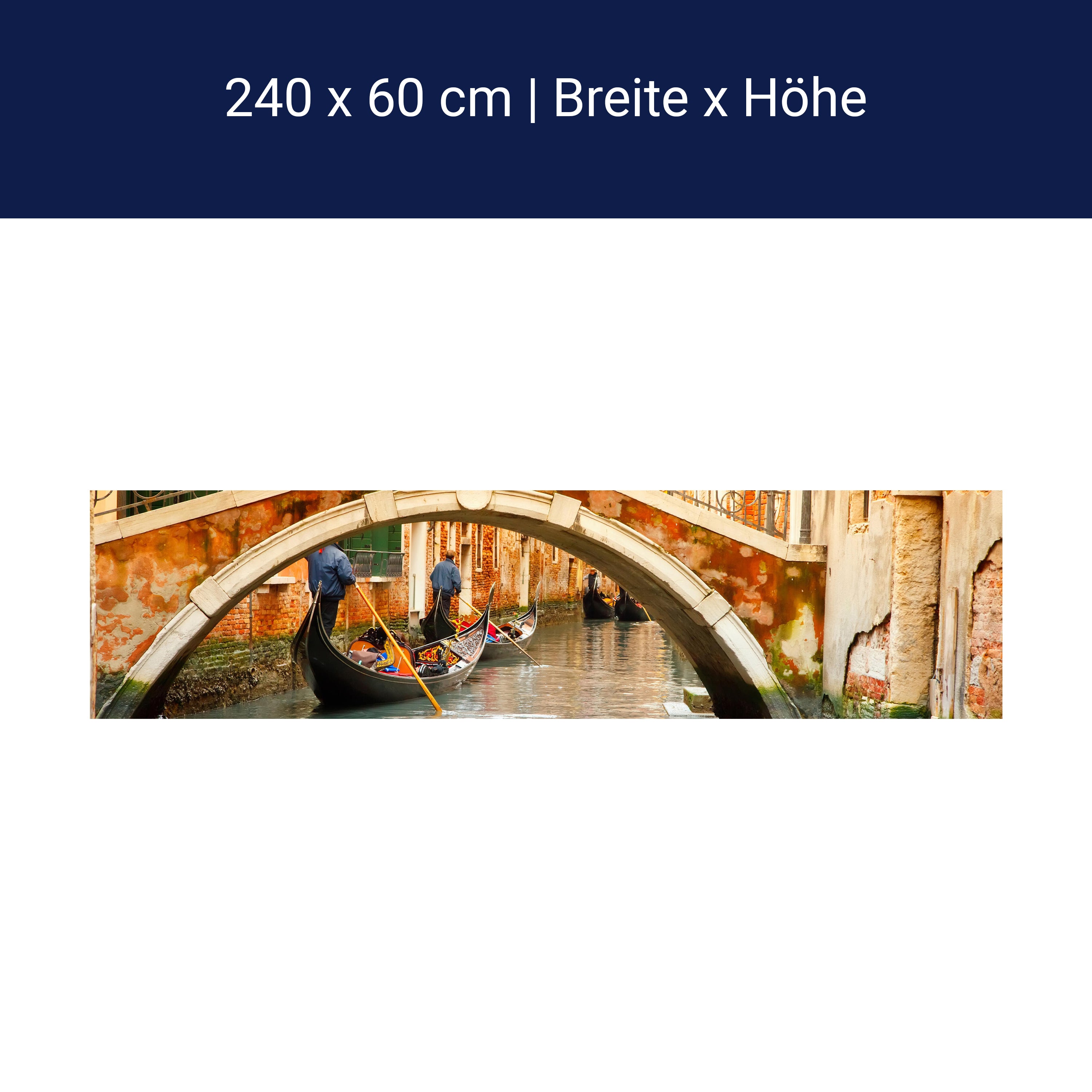 Küchenrückwand Gondeln in Venedig M0446 Küchenrückwand Gondeln in Venedig M0446