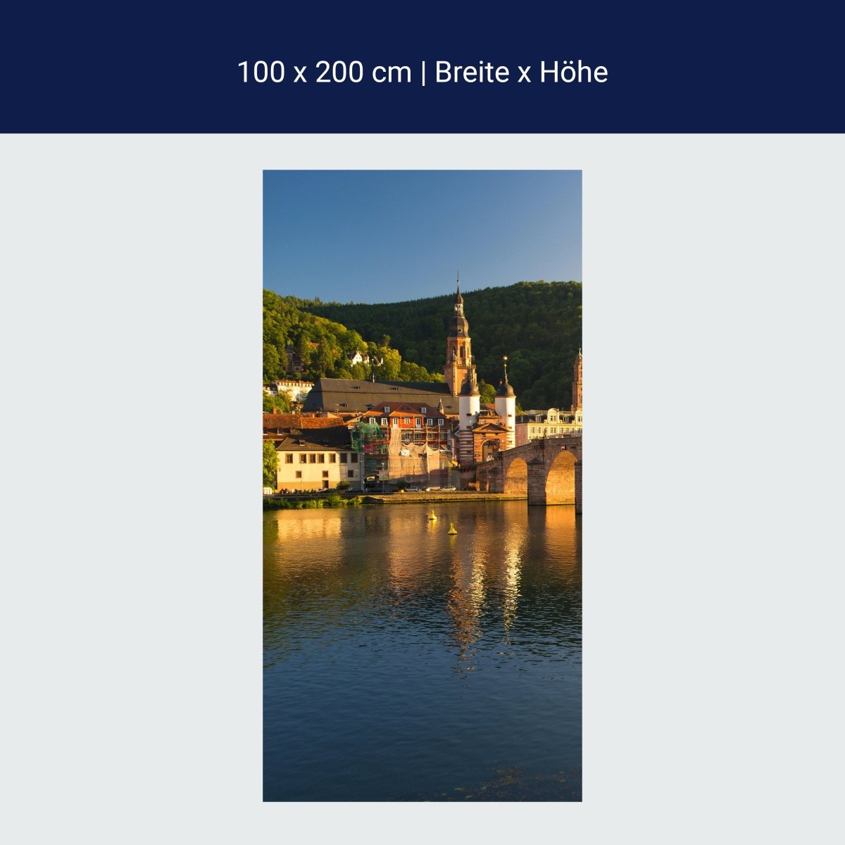 Duschwand Alte Brücke Heidelberg M0447 Duschwand Alte Brücke Heidelberg M0447