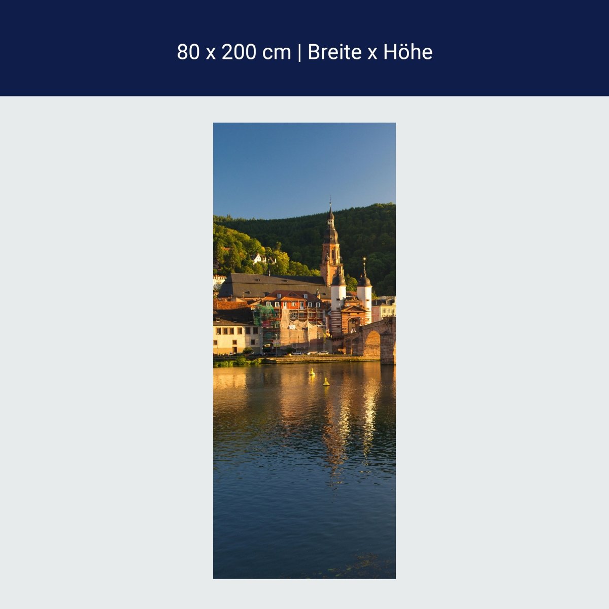 Duschwand Alte Brücke Heidelberg M0447 Duschwand Alte Brücke Heidelberg M0447