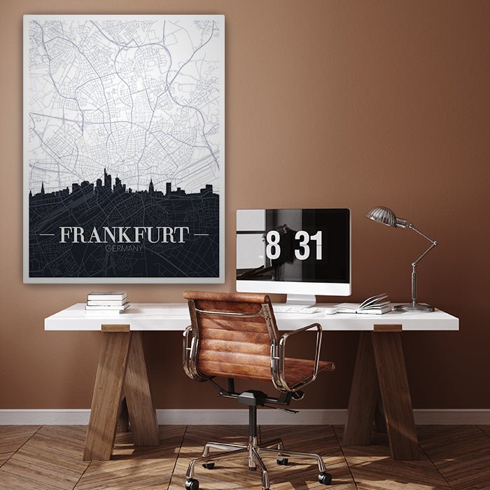 Leinwandbild Stadt Karte, Hochformat M0451 kaufen - Bild 3 Leinwandbild Stadt Karte, Hochformat M0451 kaufen - Bild 3