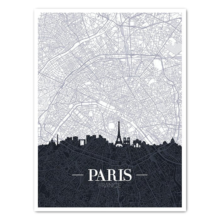 Leinwandbild Stadt Karte, Hochformat M0453 kaufen - Bild 1 Leinwandbild Stadt Karte, Hochformat M0453 kaufen - Bild 1