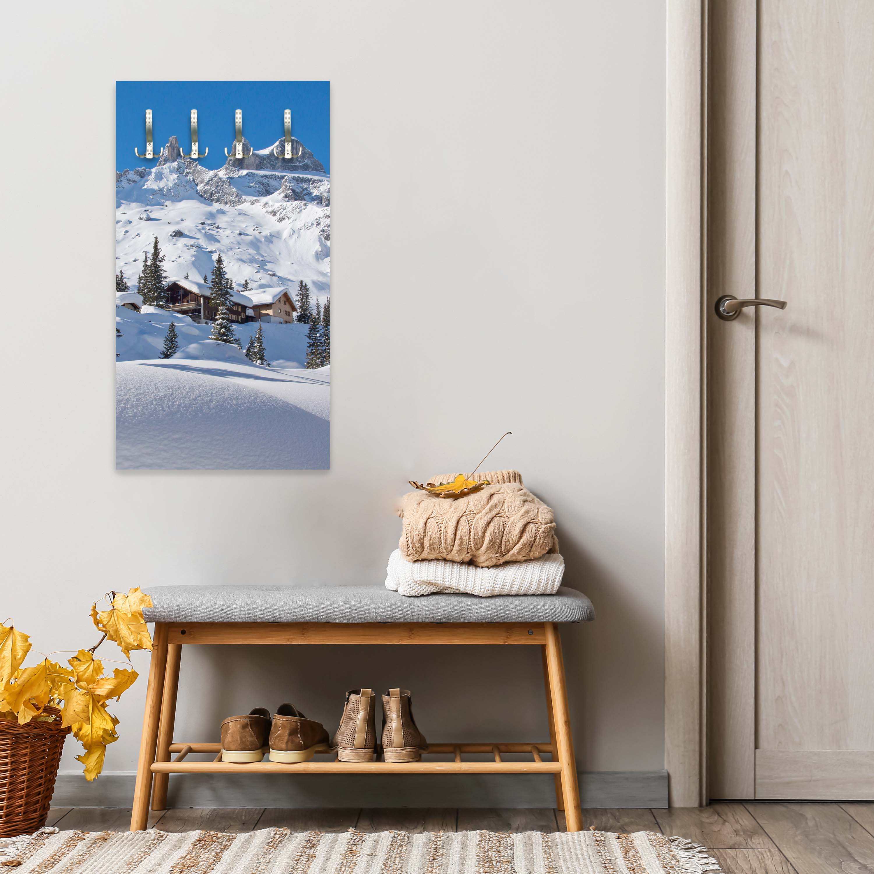 Garderobe Verschneite Alpen M0454 entdecken - Bild 3 Garderobe Verschneite Alpen M0454 entdecken - Bild 3