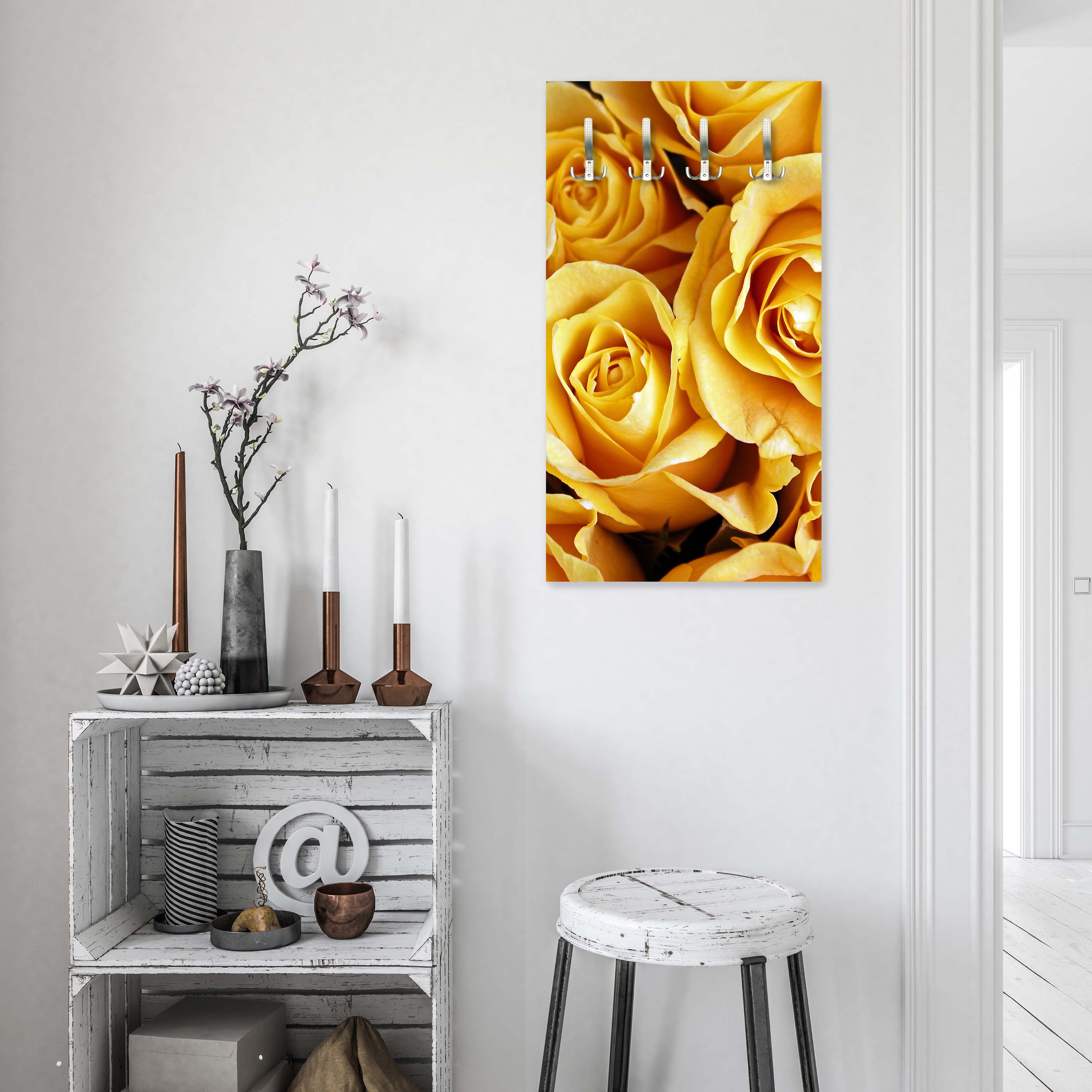 Garderobe Gelbe Rosen M0462 entdecken - Bild 5 Garderobe Gelbe Rosen M0462 entdecken - Bild 5