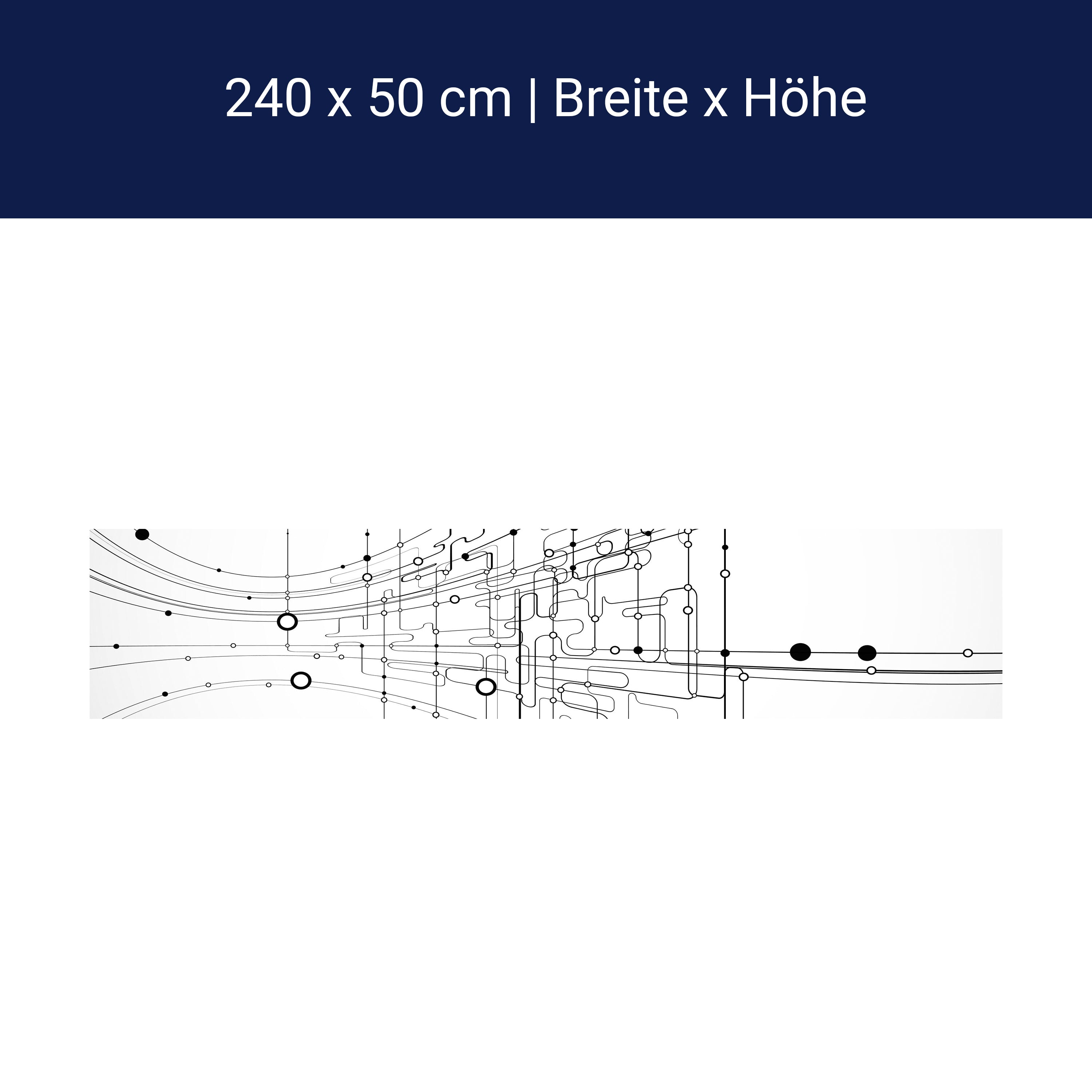 Küchenrückwand Abstrakte Verbindungen M0463 Küchenrückwand Abstrakte Verbindungen M0463