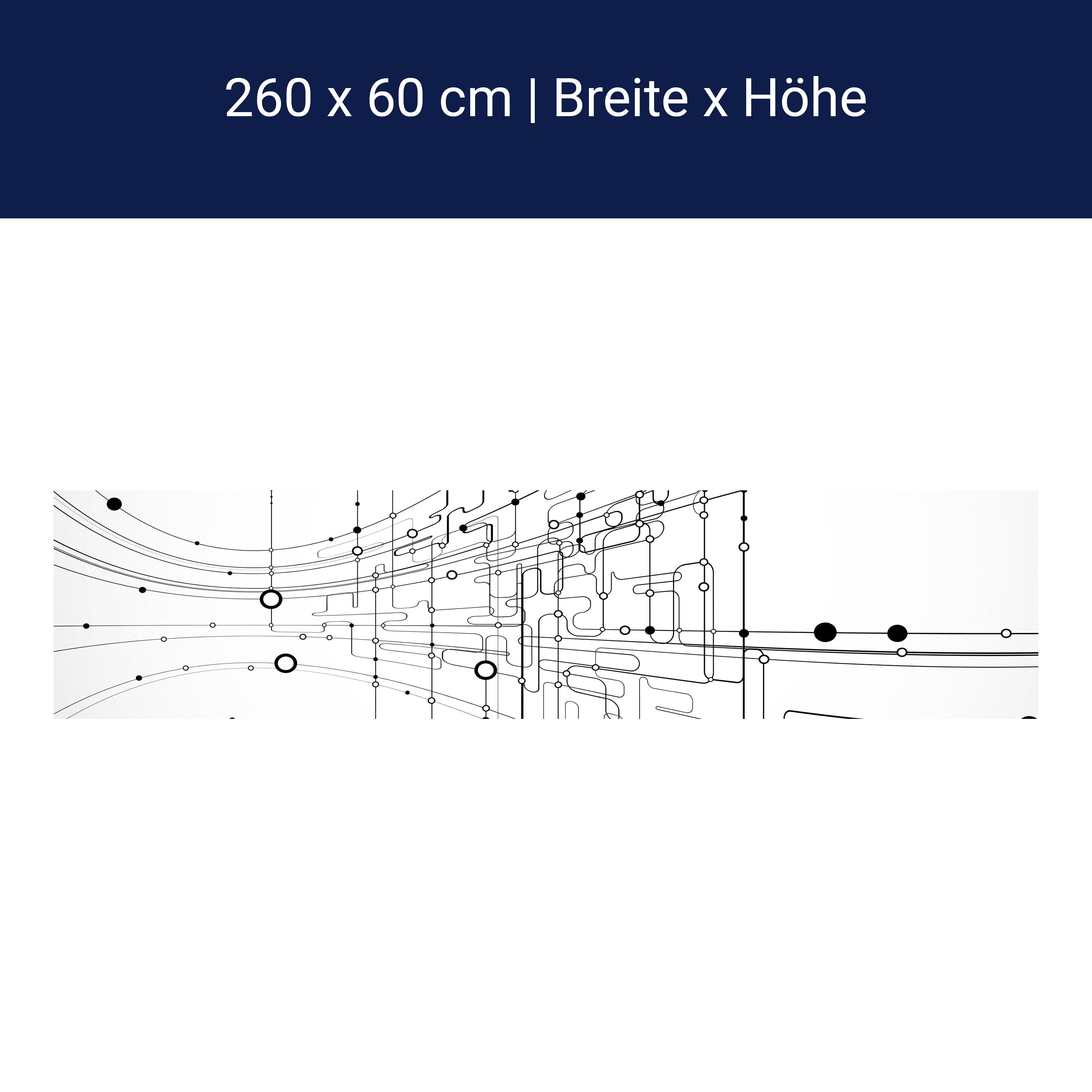 Küchenrückwand Abstrakte Verbindungen M0463 Küchenrückwand Abstrakte Verbindungen M0463