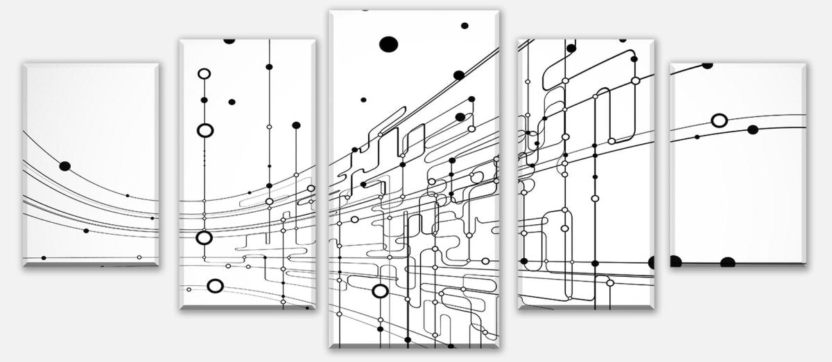 Leinwandbild Mehrteiler Abstrakte Verbindungen M0463 entdecken - Bild 1 Leinwandbild Mehrteiler Abstrakte Verbindungen M0463 entdecken - Bild 1