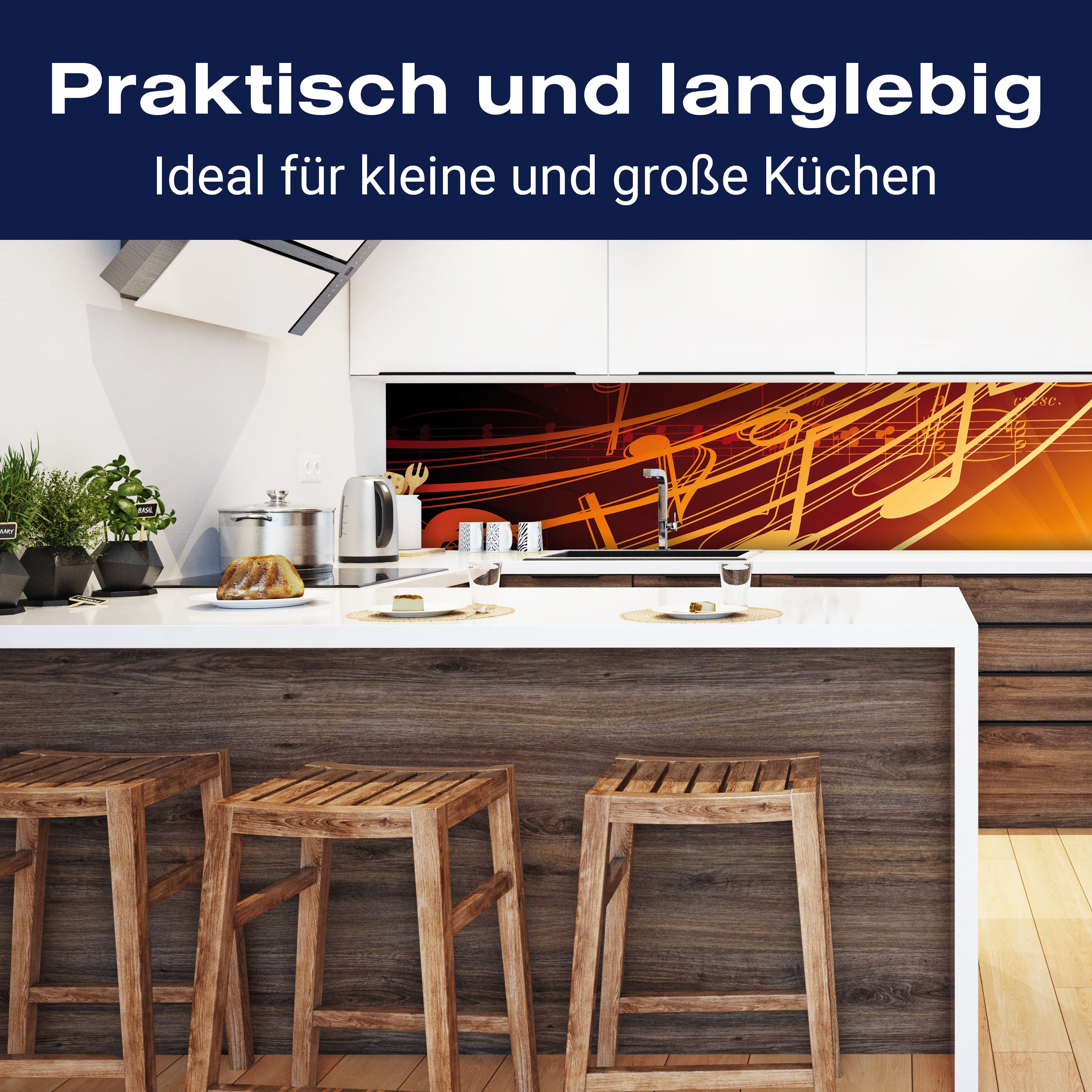 Küchenrückwand Musik M0465 entdecken - Bild 3 Küchenrückwand Musik M0465 entdecken - Bild 3