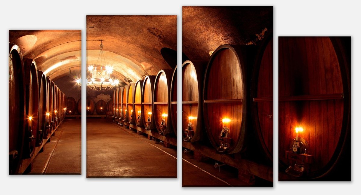 Leinwandbild Mehrteiler Weinkeller M0467 Leinwandbild Mehrteiler Weinkeller M0467